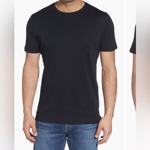 Robert Barakett Georgia Pima Cotton Black Short Sleeve Tee